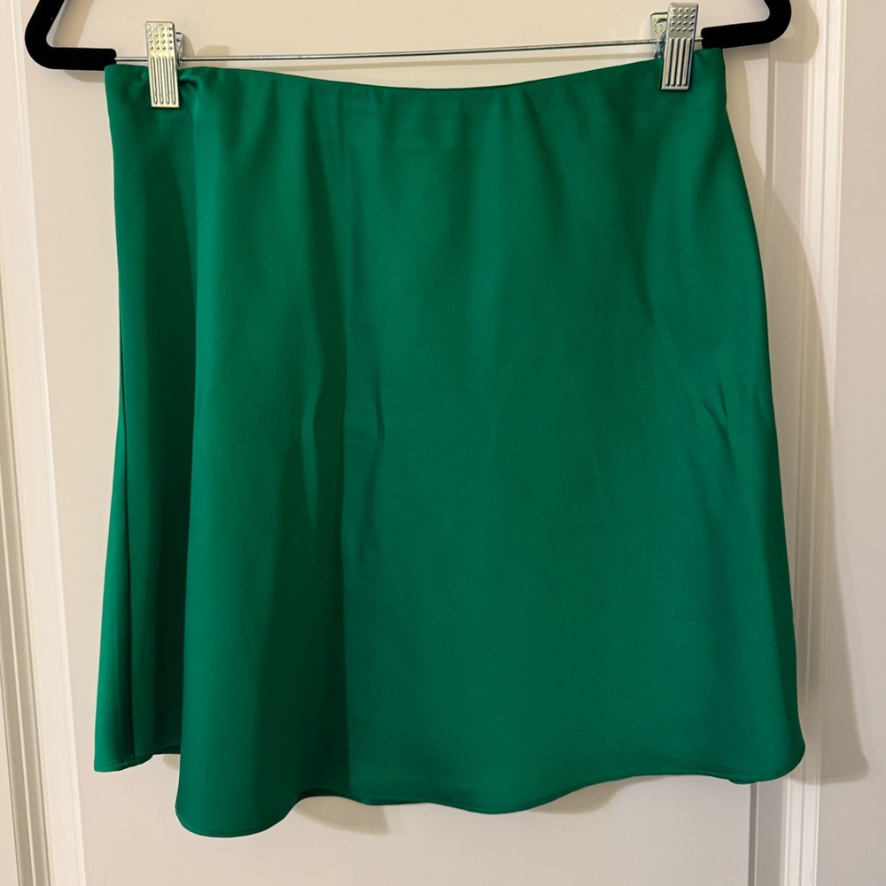 J. Crew Emerald Green Mini Skirt